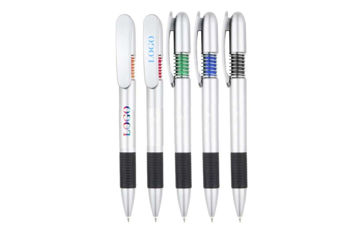 The Classic Multi-Color Plastic Ballpoint Pen With Gripper